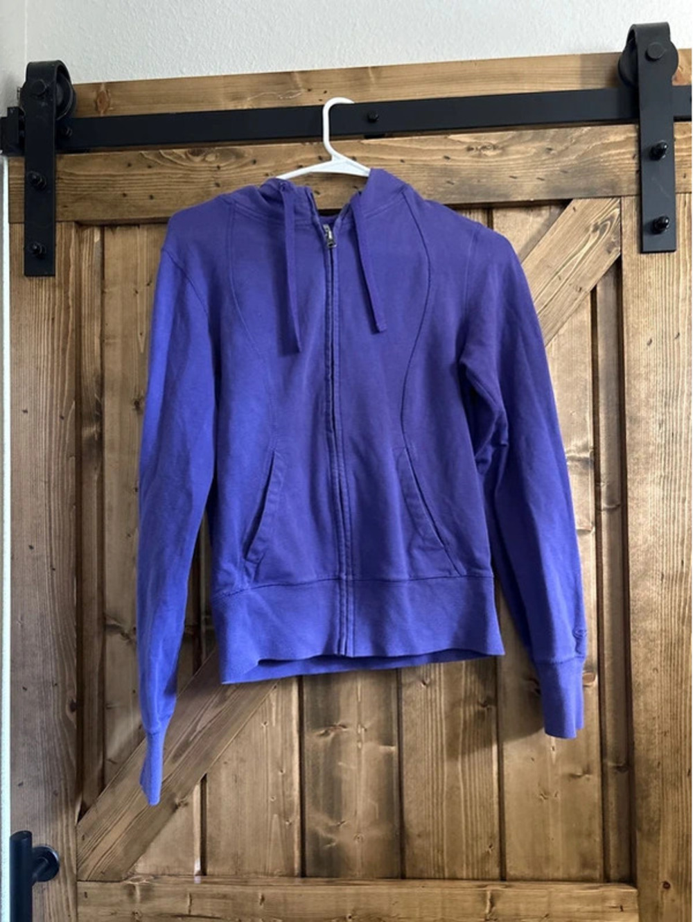 Purple Champion Zip Up Hoodie